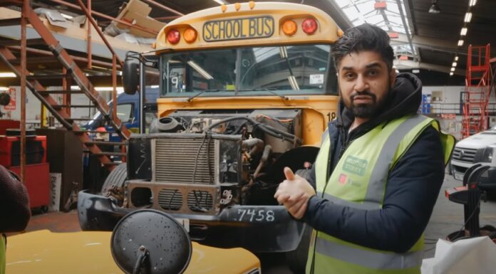 From New York to Bradford: Car boss converts school bus into a library for a literary adventure