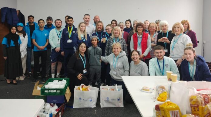 Giving is a gift: Charities partner with Leeds United Foundation to distribute hundreds of food parcels