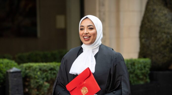 Sultana Tafadar makes history as the first hijab-wearing criminal barrister QC