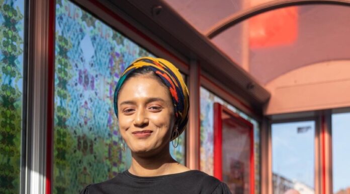 Artist dazzles Soho Road turning bus stops into local story-telling stained-glass art galleries