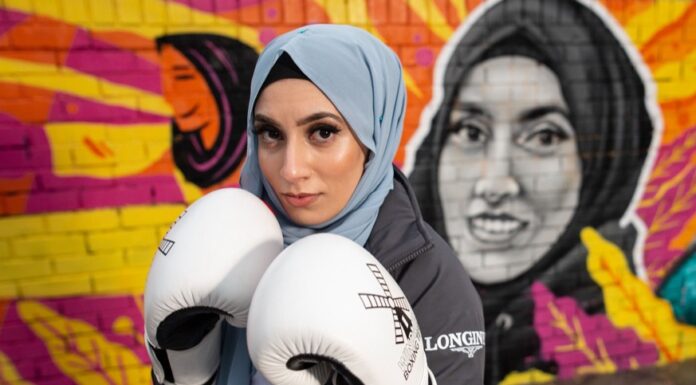 Breaking the mould: Hijab-wearing female boxing pioneer unveiled as a ‘Hometown Hero’