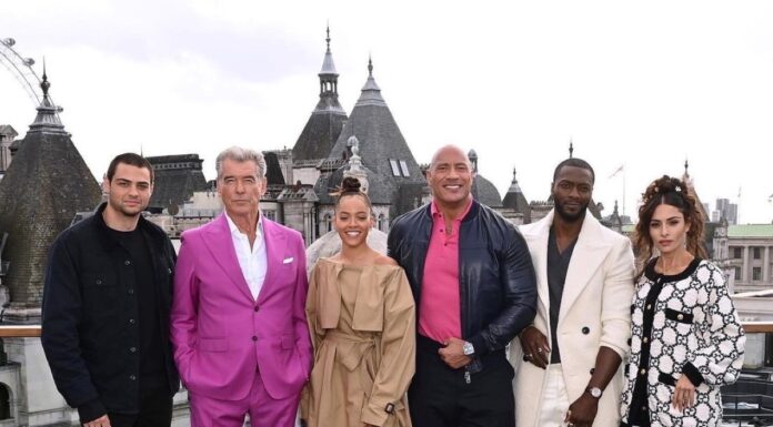 Dwayne ‘The Rock’ Johnson & Black Adam cast take over London