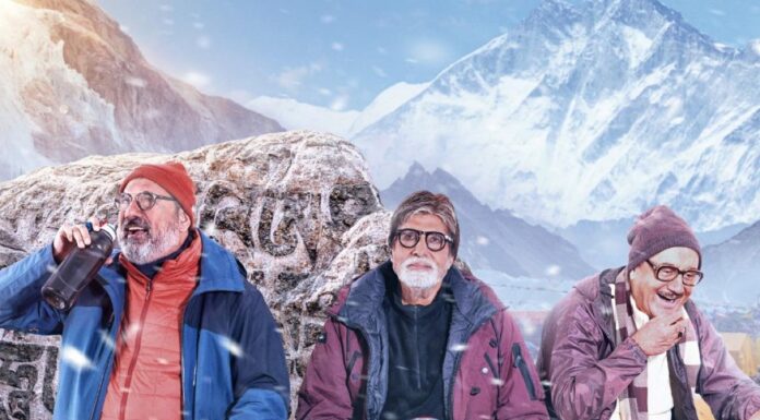 Amitabh Bachchan, Boman Irani and Anupam Kher in a story of love and determination