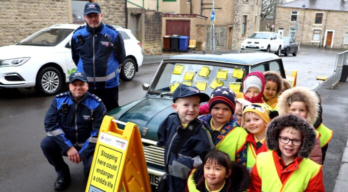 ‘Naughty car’ plastered with penalty tickets by school children