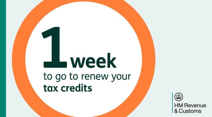 One week left to renew your tax credits