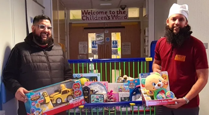Gifts for children: Nazim’s ongoing charity work spurred by his commitment to his faith