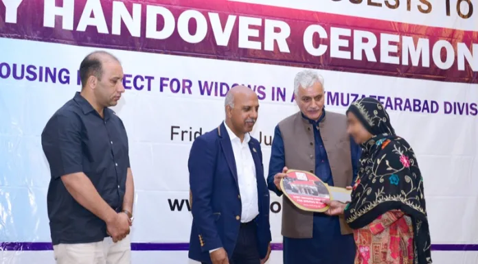 KORT Housing for Widows Project: UK charity hands over 30 house keys to vulnerable women and their young children in AJK
