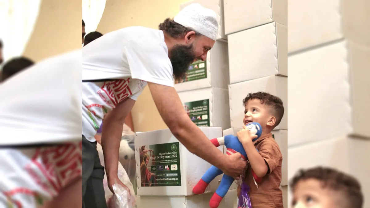 Asian Express Newspaper – 18th Humanitarian Mission: Fundraising hero, Nazim Ali, delivers lifeline to Palestinian refugees in Egypt Asian Express Newspaper – 18th Humanitarian Mission: Fundraising hero, Nazim Ali, delivers lifeline to Palestinian refugees in Egypt