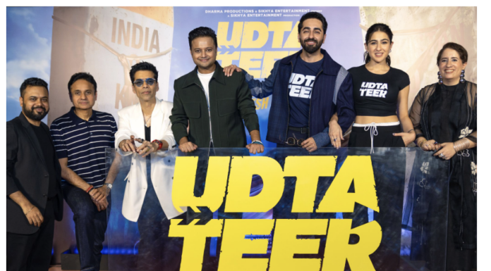 Ayushmann Khurrana and Sara Ali Khan lead special screening of Udta Teer in Mumbai