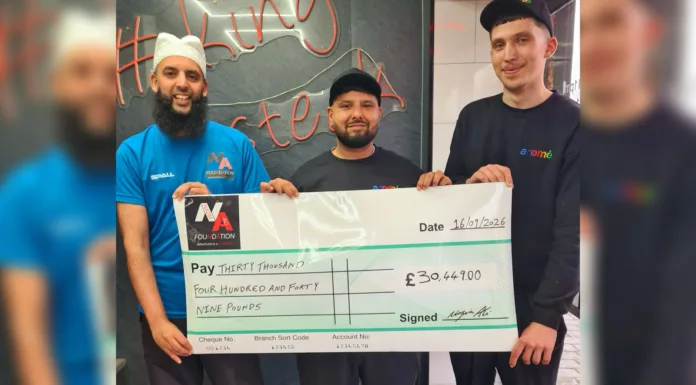 Monthly giving initiative raises more than £30,000 for charitable causes